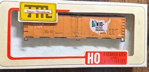Zug Miniatur Bausatz #8126 40 Tonnen ARA Stahl Kühlwagen Mid-States Packers NOS - Bild 1 von 4