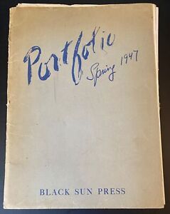 PORTFOLIO V Spring 1947 Black Sun Press MAN RAY, ANAIS NIN Rarities