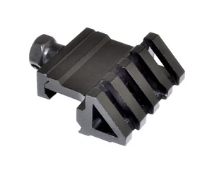 45 Degree Offset Side Rail for Accessories Quick Release Picatinny, Aluminum - Picture 1 of 7