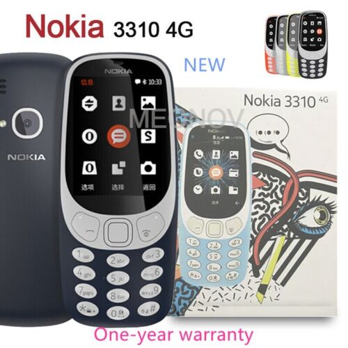 Nokia 3310 Navy blue Unlocked 2G GSM 900/1800 Mobile Phone - with