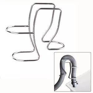Adjustable Shape Easy to Install Flexible Washing Machine Drain Hose Holder - Picture 1 of 8