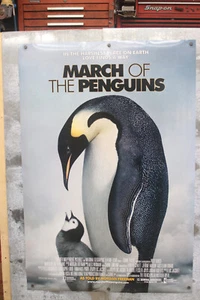 March Of The Penguins Double Sided Movie Poster 27x40 Inches - Picture 1 of 5
