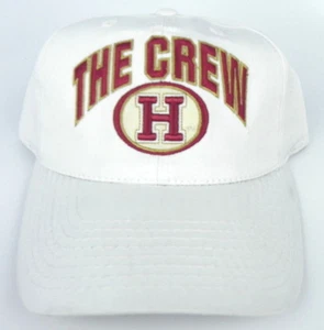 HARVARD CRIMSON THE CREW NCAA VINTAGE WHITE SNAPBACK RETRO CAP HAT NWT! - Picture 1 of 6