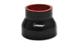 Vibrant 4 Ply Reinforced Silicone Transition Connector - 3.5in I.D. x 4.5in I.D. - Bild 1 von 2