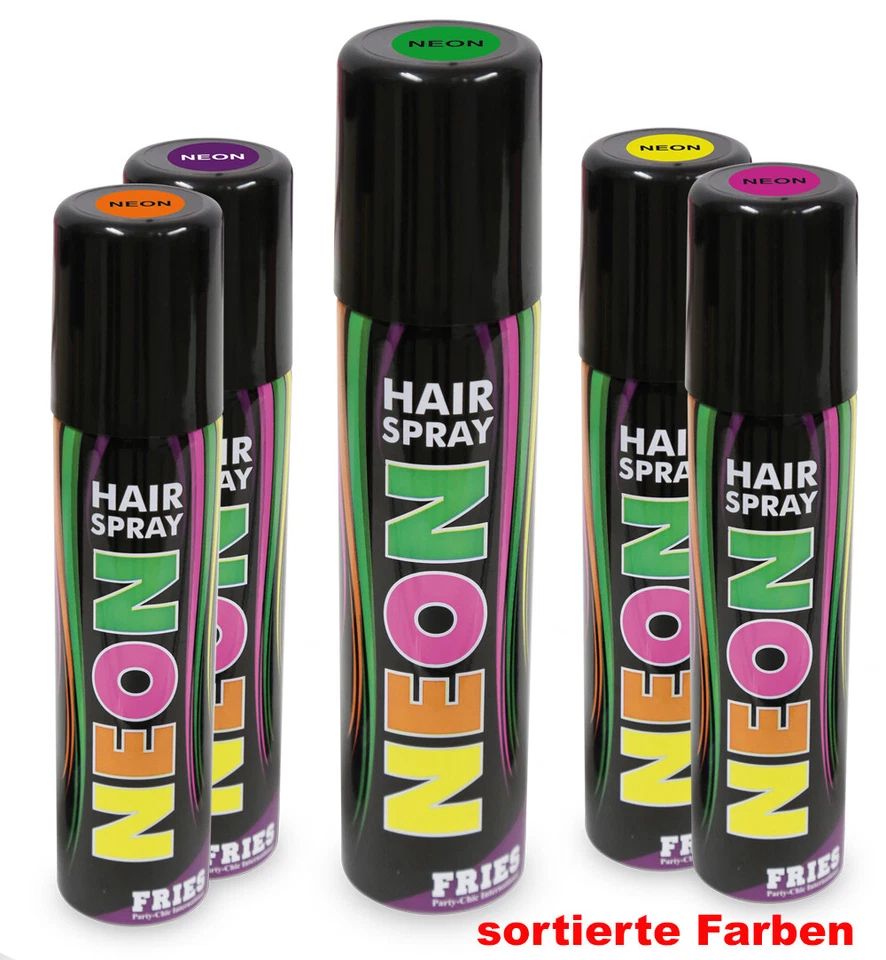 Haarspray Neon Color Hair Spray farbiges Spray Haare Sprühdose Farben 100ml - Bild 1 von 1