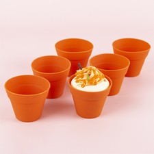 6Pc Silicone Cupcake Baking Mold Round Muffin Dessert Flexible Non-Stick Molds
