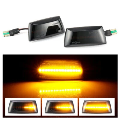Dynamic Side Marker LED Turn Signal Indicator Blinker Lights For Opel Insignia - Image 1 of 4