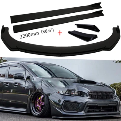 Front Bumper Lip Splitter Side Skirts Rear Canard Diffuser For Subaru Legacy - Image 1 of 4