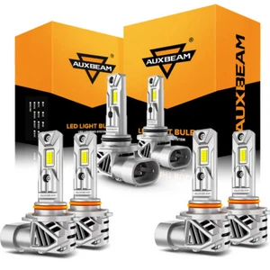 AUXBEAM 9005 9006 9145 LED Headlight Bulb For Chevy Silverado 1500 2500 HD 03-06 - Picture 1 of 18