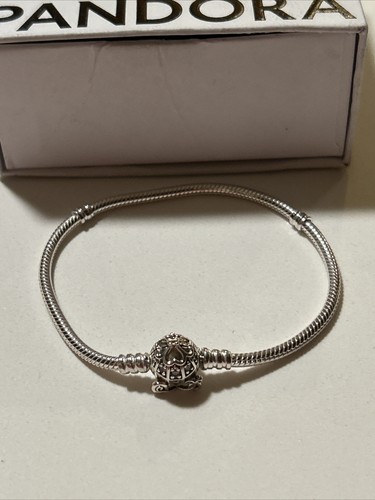 NUOVO Autentico Bracciale PANDORA Disney Cenerentola Zucca Coach Charm 599190C01