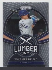 WHIT MERRIFIELD : MLB - 2022 -PANINI PRIZM LUMBER INC. - CARD No # LI-4 - Picture 1 of 2
