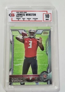 JAMEIS WINSTON 2015 TOPPS Graded CG 10 GEM MINT ROOKIE RC #500 Subgrades NFL 💎  - Picture 1 of 3