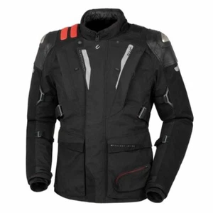 Tucano Urbano J-Zero Textile Motorcycle Jacket Black Red - Picture 1 of 2