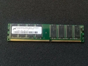 Micron 512MB, DDR ,184 PIN , PC-3200 ( Model: MT8VDDT6464AG-40BDB) - Picture 1 of 3