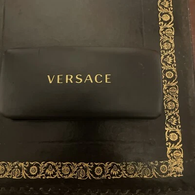 Auténtico estuche de vidrio rígido Versage *solo estuche negro con forro de terciopelo negro Foto 1 de 3