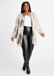 black sequin bomber jacket plus size