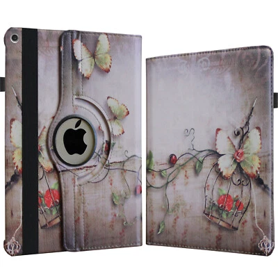 For 12.9 iPad Pro 6th 5th 4th 3rd Generation Rotating Case Cover Leather Stand - Image 1 of 4