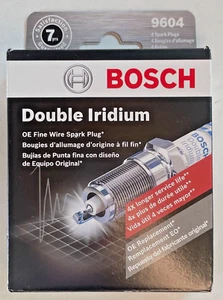 4 Bosch Double Iridium Spark Plug For 1996-1997 HONDA CIVIC DEL SOL L4-1.6L - Picture 1 of 2