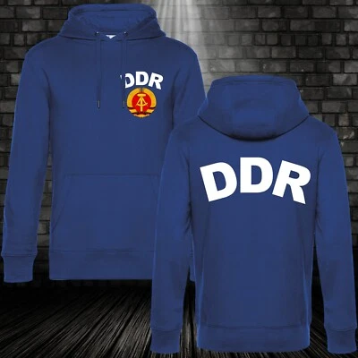 DDR Team Hoodie East Germany Ostdeutschland Osten SED FDJ Kappu Ostalgie XS-4XL - Bild 1 von 2