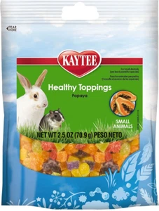  Kaytee Healthy Toppings Papaya Treat for Small Animals - 2.5 oz - Picture 1 of 3