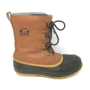 Stivali da neve Sorel uomo outdoor pelle impermeabili gomma invernali taglia 9 - Foto 1 di 8