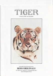 TIGER - X-stitch chart - Ross originals - Instructions included - 849 - Picture 1 of 4