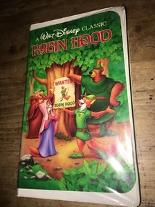 Robin Hood Black Diamond Edition Walt Disney Classics VHS Animation - Imagen 1 de 9