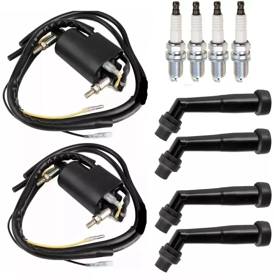 2x Bobina de encendido delantera trasera para Yamaha Road Star 1600 XV1600A 1999 2000 Foto 1 de 4