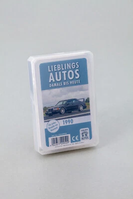LIEBLINGS AUTOS Auto Quartett 1990 Baujahr Geburtsjahr 35. Geburtstag Geschenk Spielkarten Neu