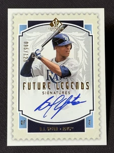 2009 Upper Deck SP LEGENDARY CUTS FUTURE LEGENDS AUTO B.J. Upton 095/125 - Picture 1 of 3