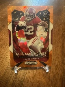 Najee Harris 2021 Prizm Draft Picks “All Americans” Orange Cracked Ice #193 - Picture 1 of 2