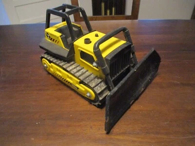 TONKA BULLDOZER VINTAGE PRESSED STEEL  CONSTRUCTION YELLOW - Image 1 of 4