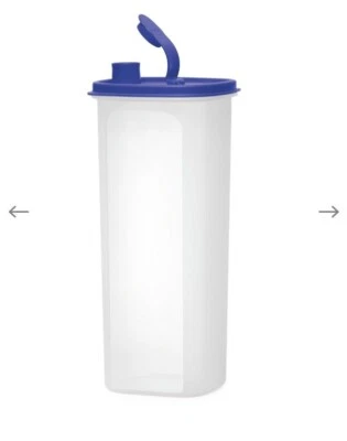 Tupperware Erfrischer 2L Blau mit Sieb C85 Saftkanne Teekanne Kalt gebrüht - Bild 1 von 4