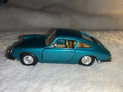 Coche vintage Porsche 911 Gama cupé 973 diecast azul metálico verde. Foto 1 de 4