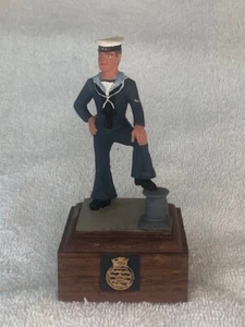 All The Queens Men Collectible Sailor Figure on Wooden Base - Picture 1 of 2