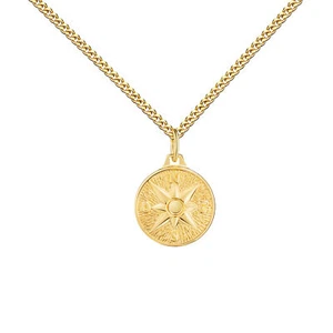Anhänger Kompass Gold 333 Kettenanhänger Gold mit Kette oder ohne Kette wählbar - Bild 1 von 52