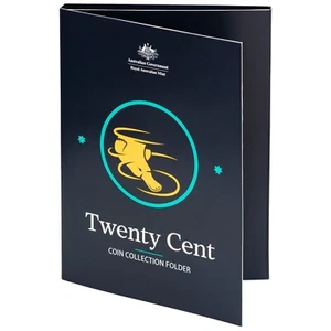 20 cent ~ CIRCULATING ~ Coin Collection Folder ~ Royal Australian Mint branded - Picture 1 of 3