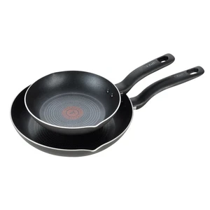 T-fal Initiatives Non Stick Fry Pan 2 Piece Set, 8.5, 10 Inch, Oven Broiler S... - Picture 1 of 6