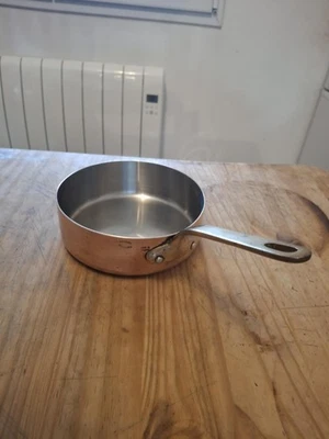 Sauteuse cuivre inox Mauviel Villedieu made in France - Photo 1/4