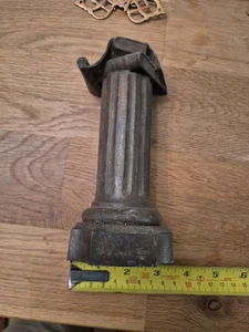 Antique Clock Decoration Large Brass Book Column Ex Clockmakers Spare Parts A39 - Foto 1 di 11