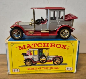 Y 7 1912 Rolls Royce Models of Yesteryear Matchbox in E Box - Bild 1 von 6