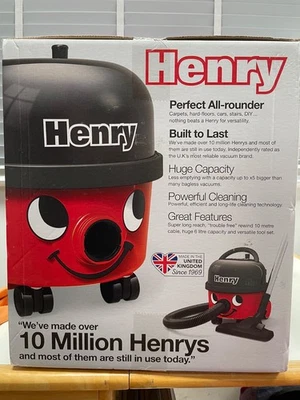 HENRY Vacuum Cleaner HVR160-11 Bagged Cylinder Boxed Sealed Free P/P - Image 1 of 3