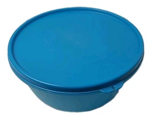 Tupperware Bowl Mixing Storage Container Cyan + Seal 1700-5 vintage - Bild 1 von 7