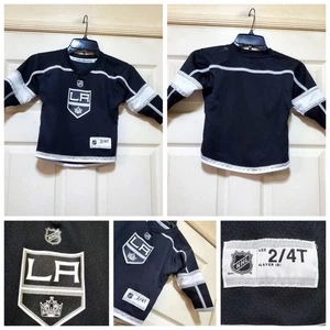 Camiseta de hockey negra de la NHL de Los Angeles Kings 2T 4T para niños jóvenes - Imagen 1 de 18