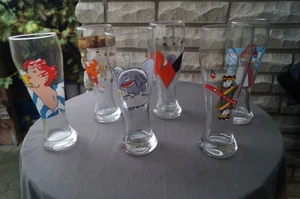 6 gepflegte Ritzenhoff Sammel Weizenbier Glas  mit unterschiedlichen Motiven - Bild 1 von 7