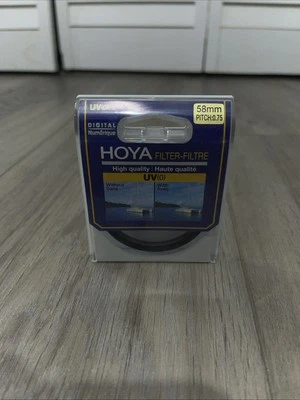 Hoya  UV 58 mm Filter Pitch 0.75 NEW FREE SHIPPING #006 - Image 1 of 4