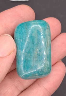 AA Amazonit , schönes türkis-blau, 29g, chakra-stein, edelstein, herz, New Age - Bild 1 von 4