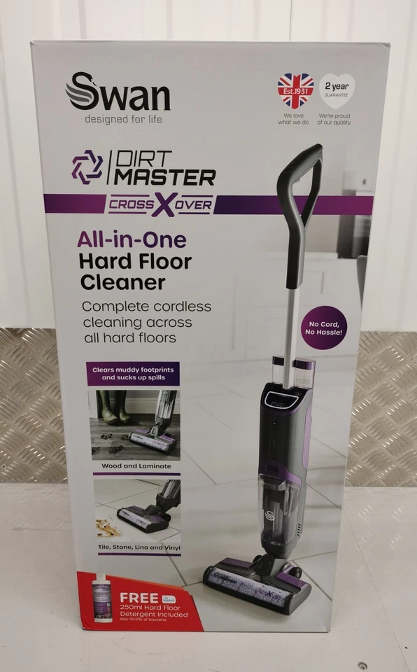 Swan Dirtmaster Crossover X All-in-One Wet & Dry Hard Floor Cleaner SC51010N NEW - Image 1 of 3