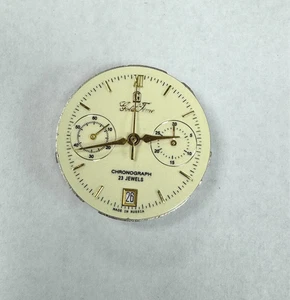 Gold Time russisches Automatikwerk 3133 Chrono mit 31mm silbernem Zifferblatt 23 Jewels - Bild 1 von 5