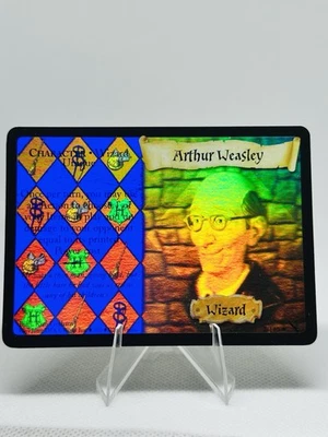 2002 Harry Potter TCG Chamber of Secrets Arthur Weasley Foil #2/140 Rare WOTC - Image 1 of 2